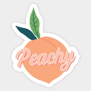 Peachy Sticker